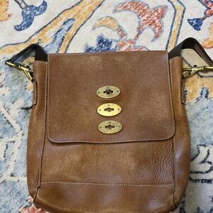Mulberry Tan Leather Messenger Bag